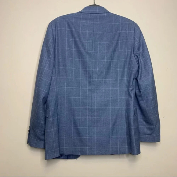 Lauren Ralph Lauren Wool Silk Blend Blue Contemporary Blazer Size 39R - Picture 9 of 14